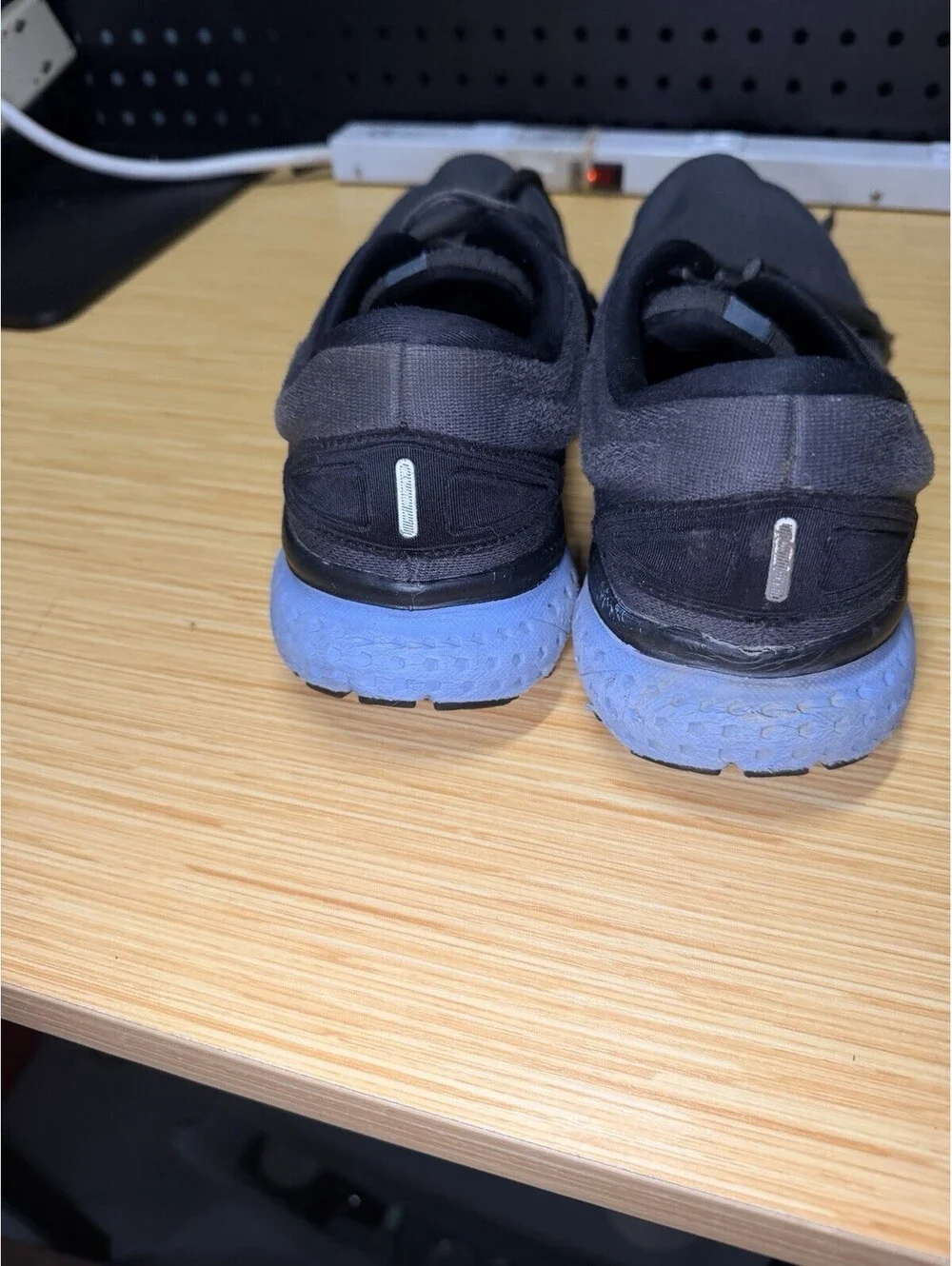 Brooks 'Glycerin 18' Womens Running Shoes Sneakers Women US 9.5 Grey Black Blue